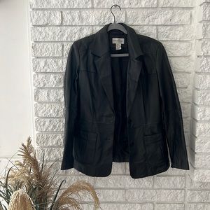 100% authentic Vintage Leather Jacket!!🖤🖤🖤